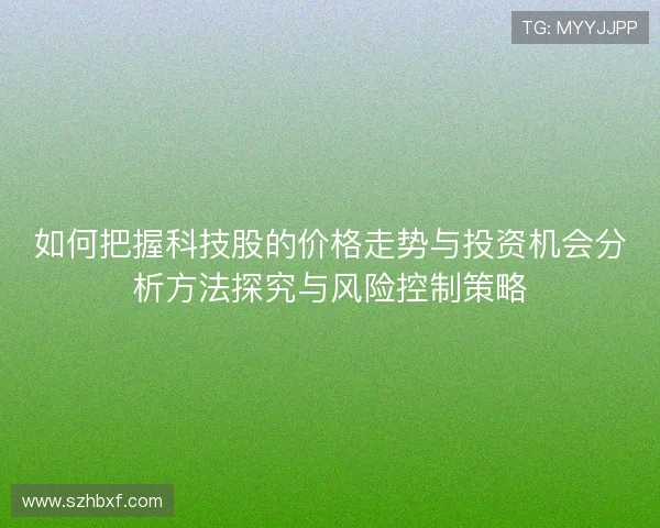 如何把握科技股的价格走势与投资机会分析方法探究与风险控制策略